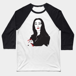 Morticia Baseball T-Shirt